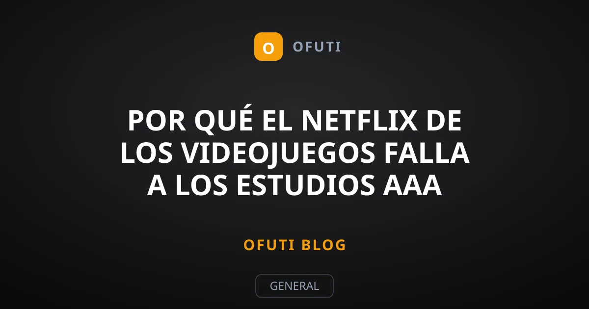 Por qué el Netflix de los videojuegos falla a los estudios AAA
